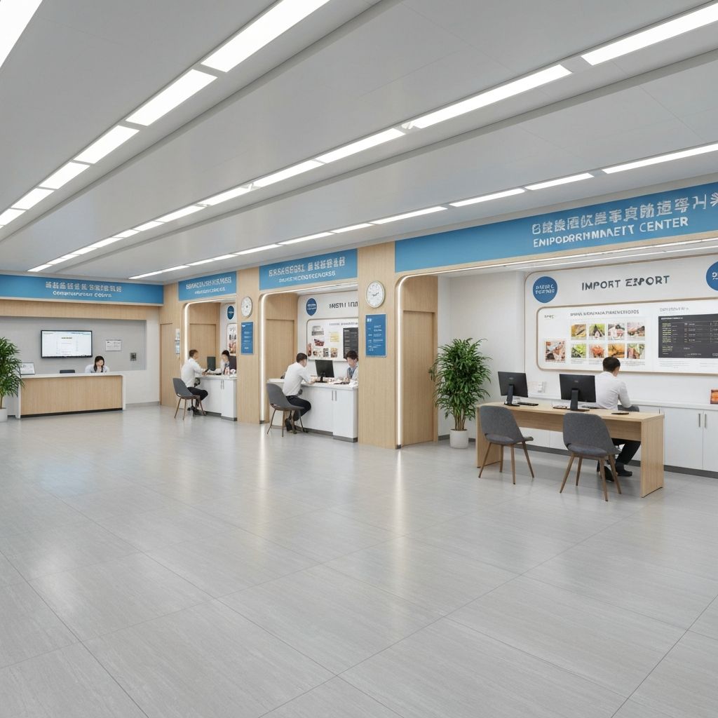 跨境电商公共服务区